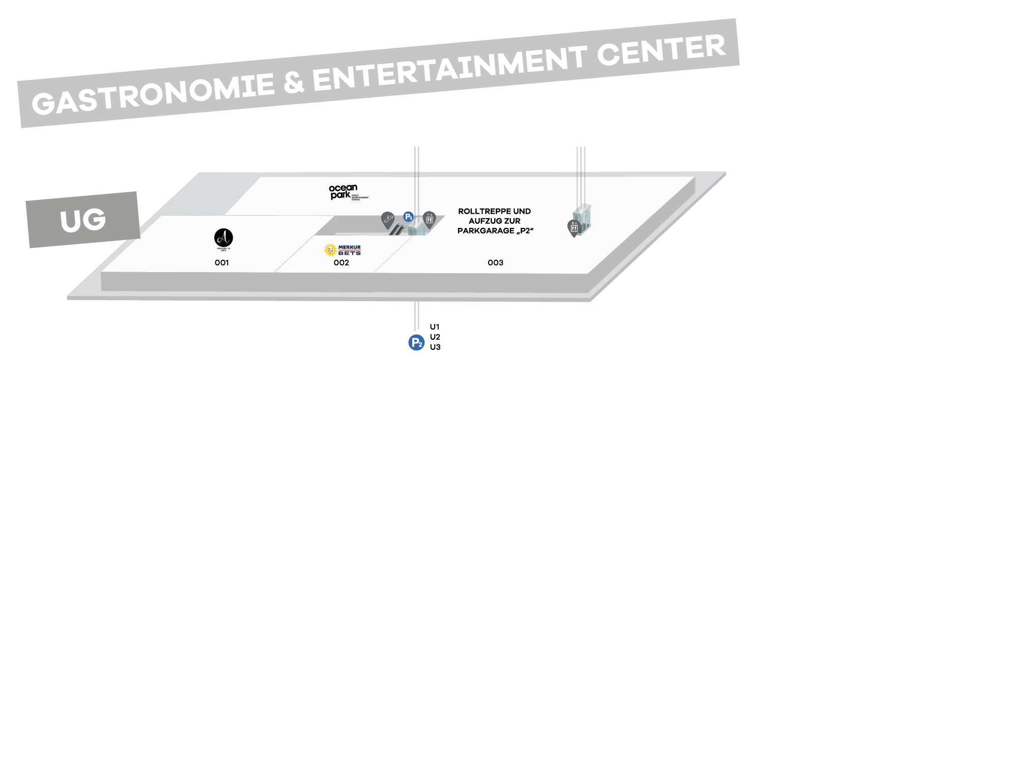 Centerplan mit Positionsmarker