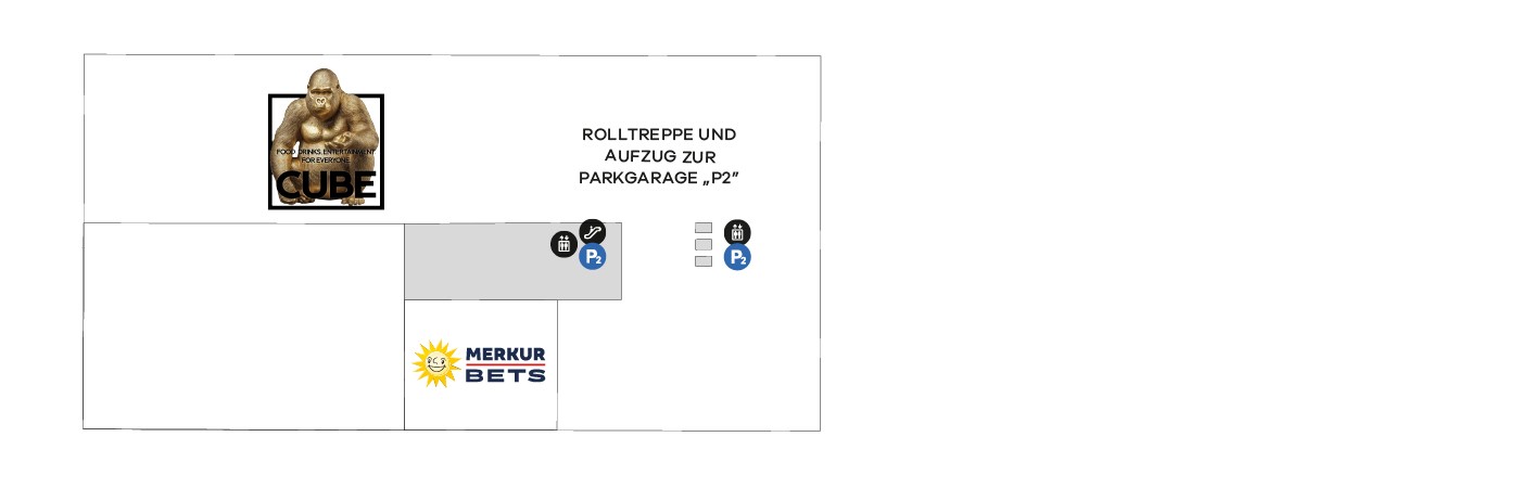 Centerplan mit Positionsmarker